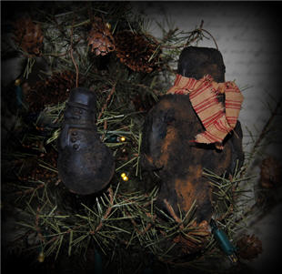 Gingerbread and Snowman Ornaments